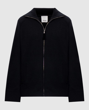 Allude Черный кардиган из шерсти и кашемира 26517602