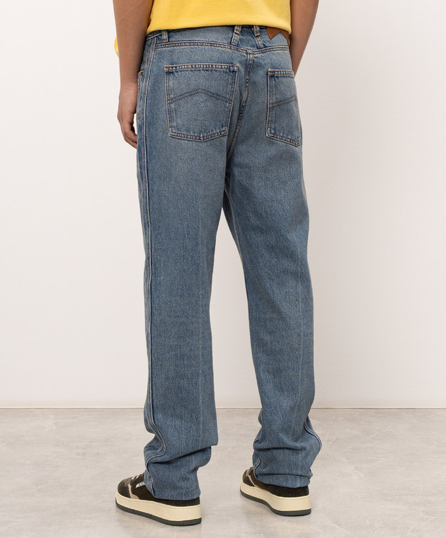 Rhude Синие джинсы RHPF26DP01012 изображение 4