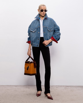 Versace Белое поло с вышивкой 10242351A17681