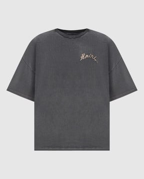 AMIRI Сіра футболка DRAGON AMJYTE1242