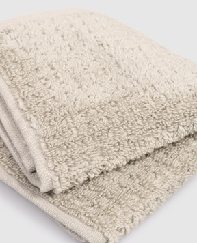 L'Appartement Махровий рушник Texture кольору хакі 30х40 TEXTURECOTTONWASHCLOTH
