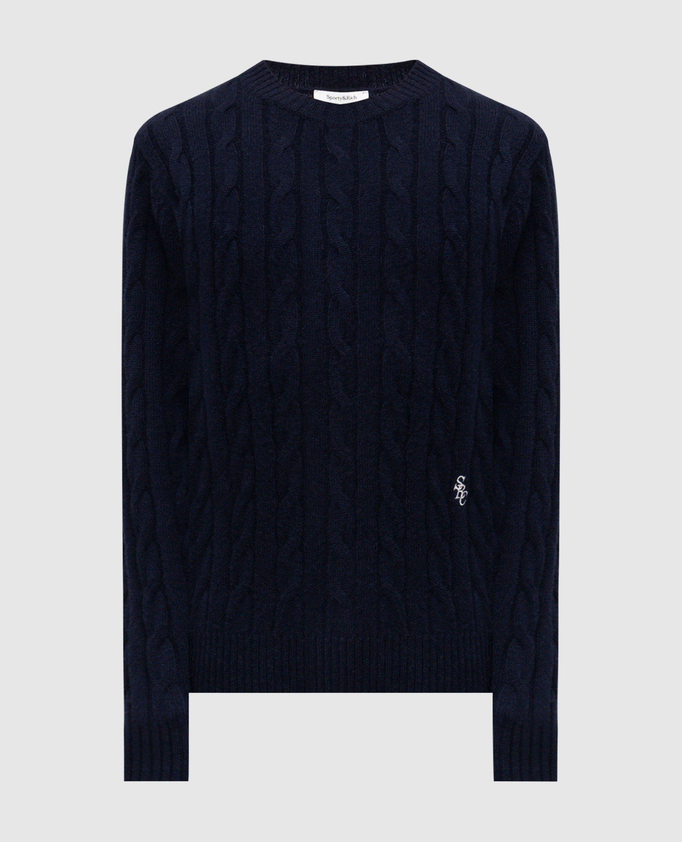 

Синий свитер из кашемира и шерсти, Свитера