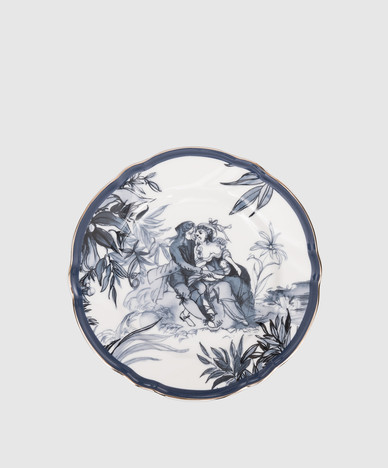 Белая фарфоровая десертная тарелка Versailles