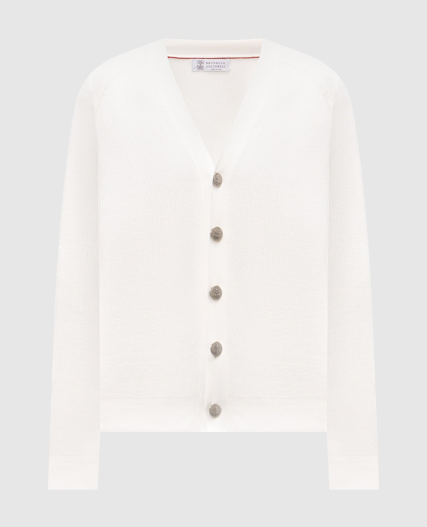 Белый кардиган