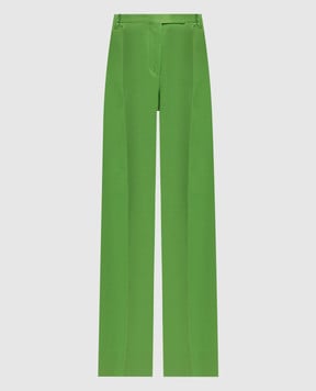 Tom Ford Зеленые брюки из шелка и шерсти PAW688FAX1742