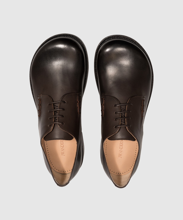 JW Anderson Коричневі шкіряні дербі LU0001LA0391 зображення 4