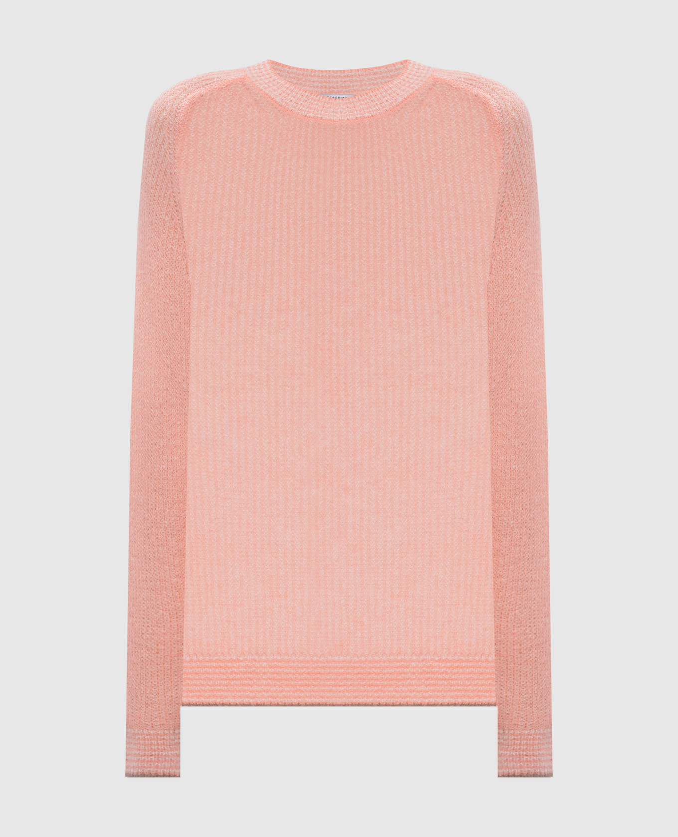 Розовый свитер с шерстью альпаки