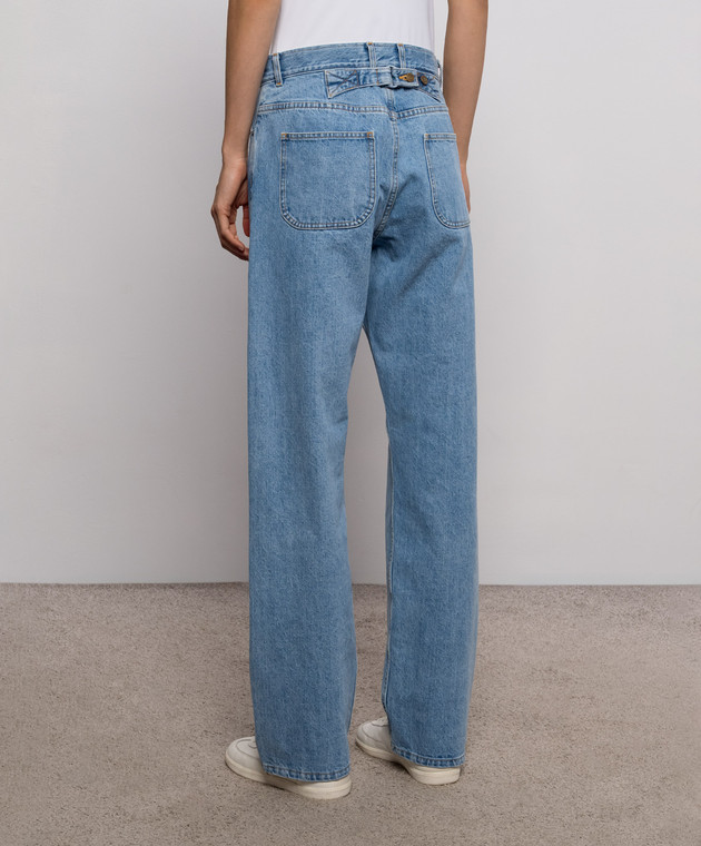 Thom Browne Голубые джинсы FTC509WF1215 изображение 4