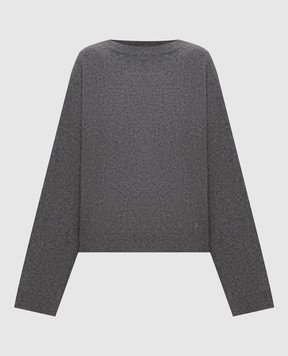 Loulou de Saison Серый свитер TRISTAN LOD из шерсти TRISTANLDS