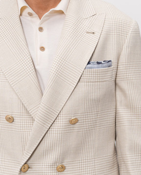 Brunello Cucinelli Хустка-паше двостороння із шовку MX8650091