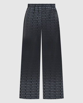 Balenciaga Сірі спортивні штани в принт 846917TTVO5