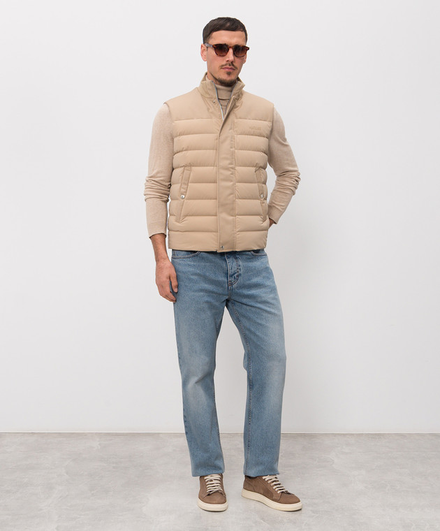 Mackage Бежевый пуховый жилет BRODY-Z BRODYZ изображение 2