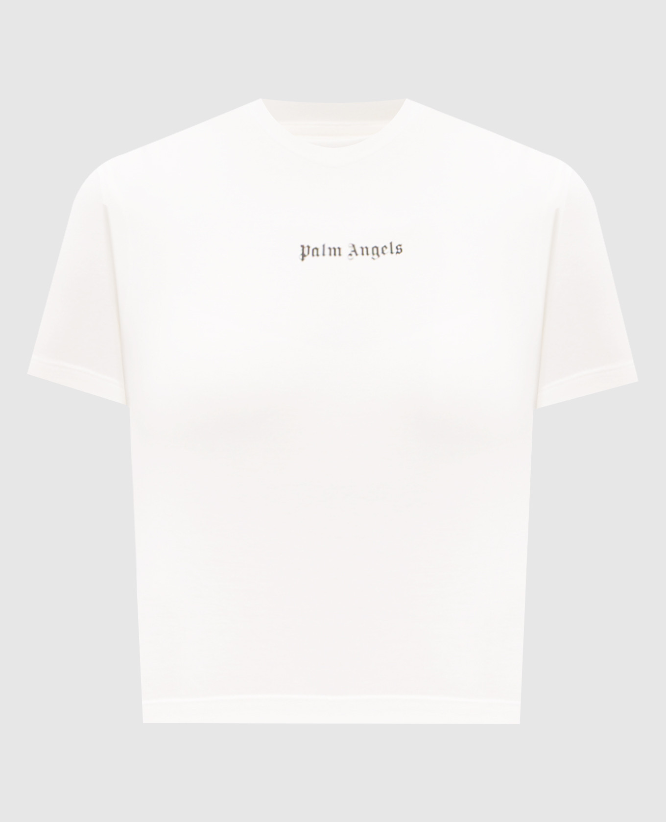 Топ цвета айвори с принтом логотипа