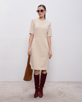 Peserico Бежевое платье M0273101934