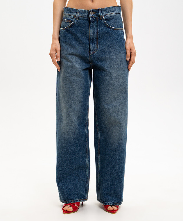 Dolce&Gabbana Сині джинси з ефектом потертості FTDGVDG8OC8 зображення 3