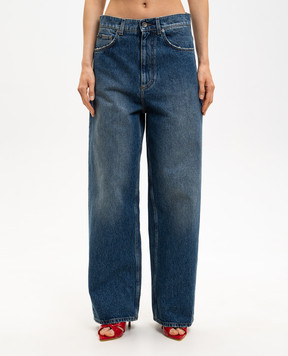 Dolce&Gabbana Синие джинсы с эффектом потертости FTDGVDG8OC8