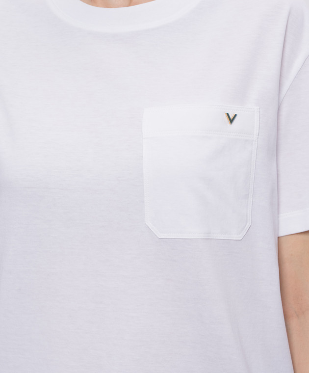 Valentino Біла футболка 8V0MG10VBGR зображення 5
