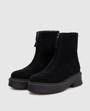 Babe Pay Pls Черные ботинки замшевые 421203ZA