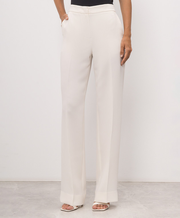 Twinset Брюки цвета айвори 262TP2043 изображение 3