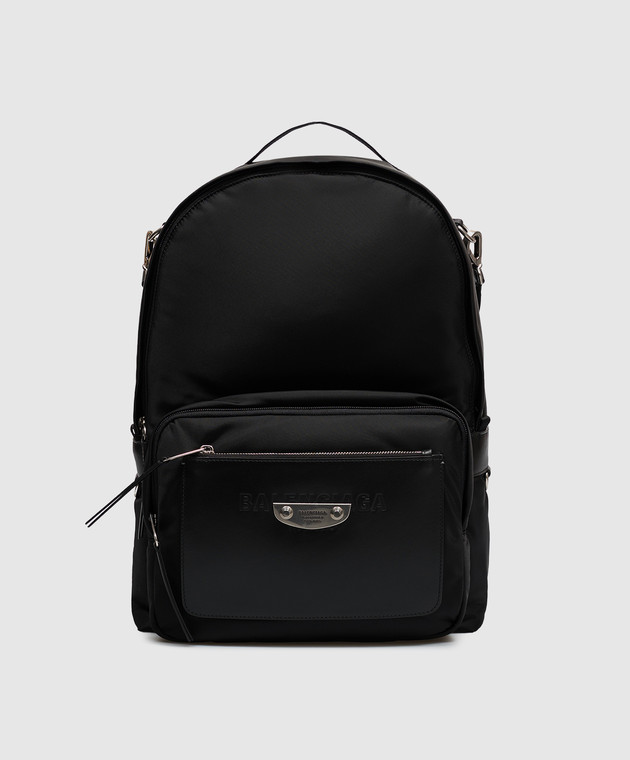 Balenciaga Черный рюкзак с тиснением логотипа A000HE2ACPU