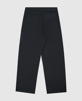 Balmain Дитячі чорні джинси BZ6L30Z3702810