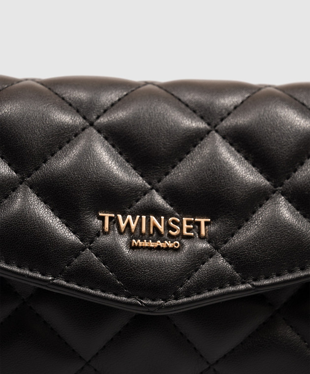 Twinset Черный клатч с подвесками 262TH7043 изображение 4