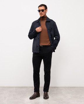 Stilnology Синя замшева куртка 83P345