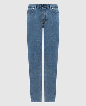 Balmain Блакитні джинси скіні GF1MF066DG11