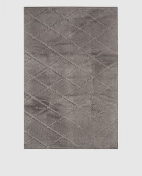 L'Appartement Сірий килимок для ванної кімнати Diamond DIAMONDBATHRUG