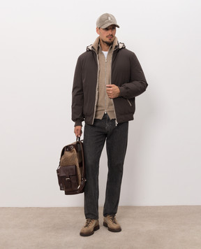 Brunello Cucinelli Бежевий кардиган M2200106