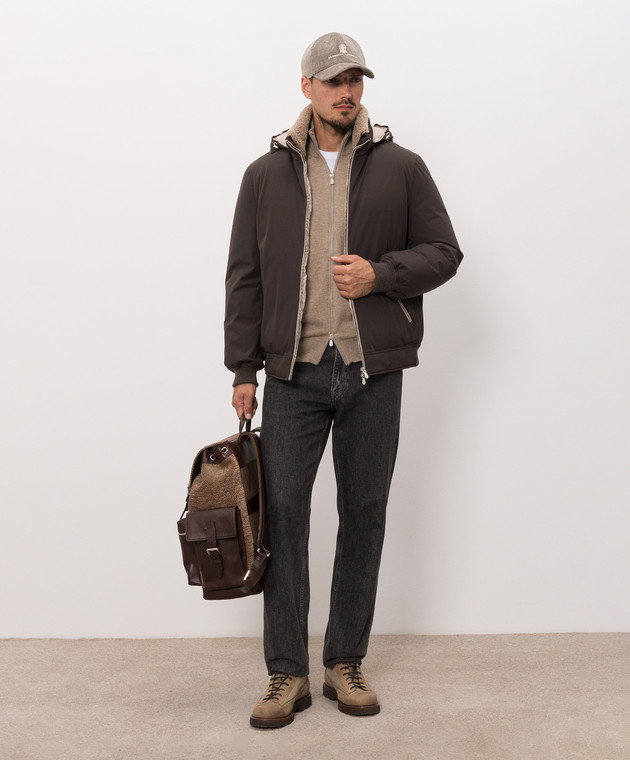 Brunello Cucinelli Бежевий кардиган M2200106 зображення 2