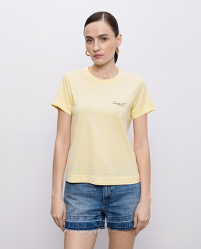 Givenchy Желтая футболка BW70FJP7A7
