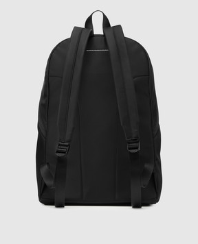 Maison Margiela MM6 Чорний рюкзак з нашивкою емблеми SB5WA0006P8504