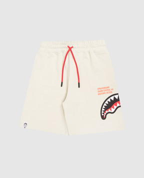 Sprayground Дитячі зелені шорти Shark SPY1388ESAGE