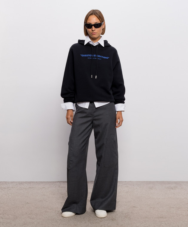 Off-White Белая рубашка 2FB00370T изображение 2
