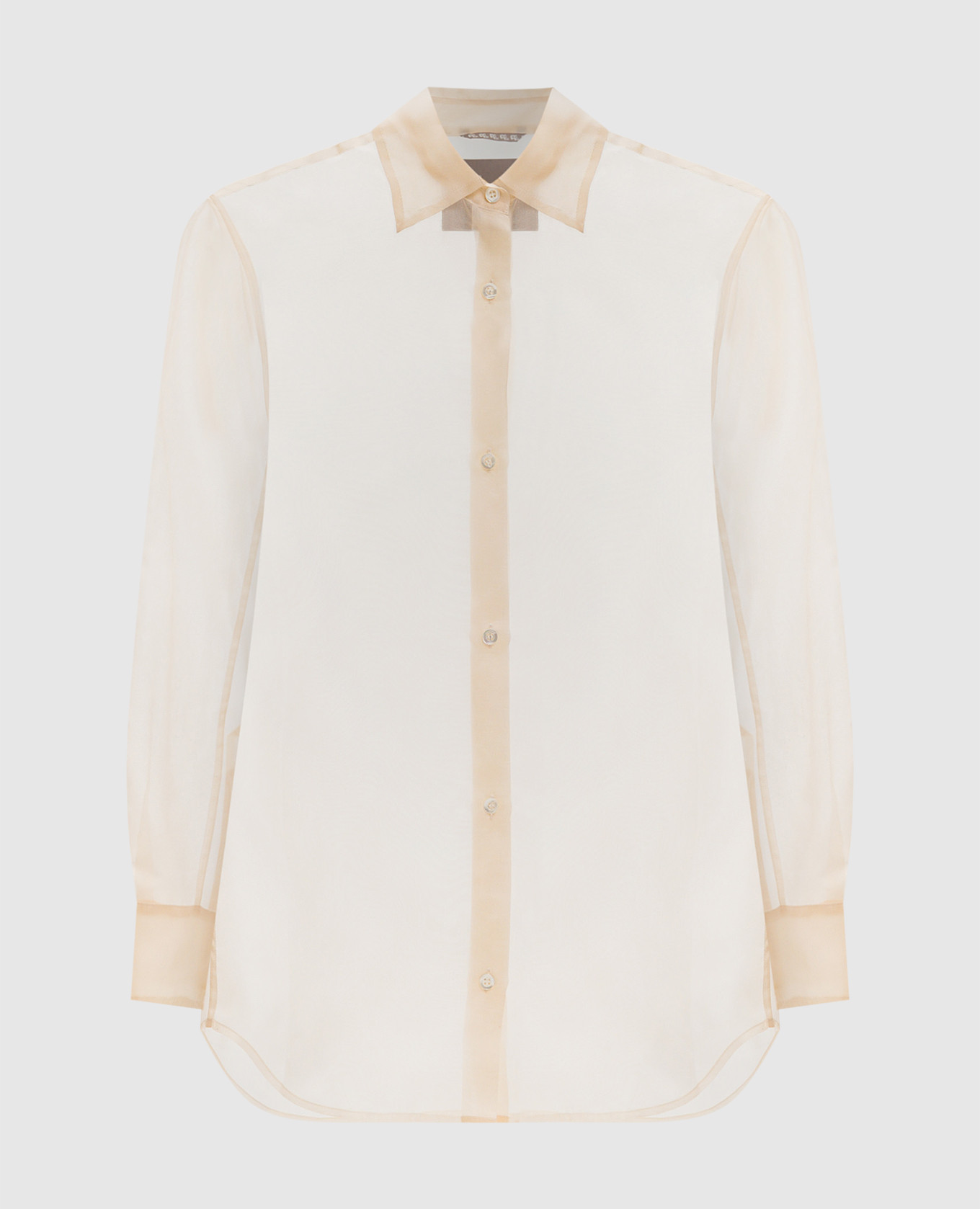 

Бежевая блуза из шелка Artemide, Бежевый, Блузы