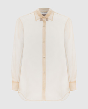 Marco Pescarolo Бежевая блуза из шелка Artemide ARTEMIDED5388