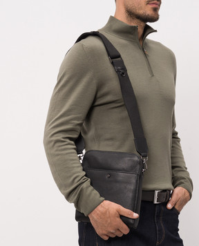 Gianni Chiarini Чорна шкіряна сумка BSUB20636GRNCRV