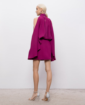 Taller Marmo Фіолетова сукня міні Bacall SS2603