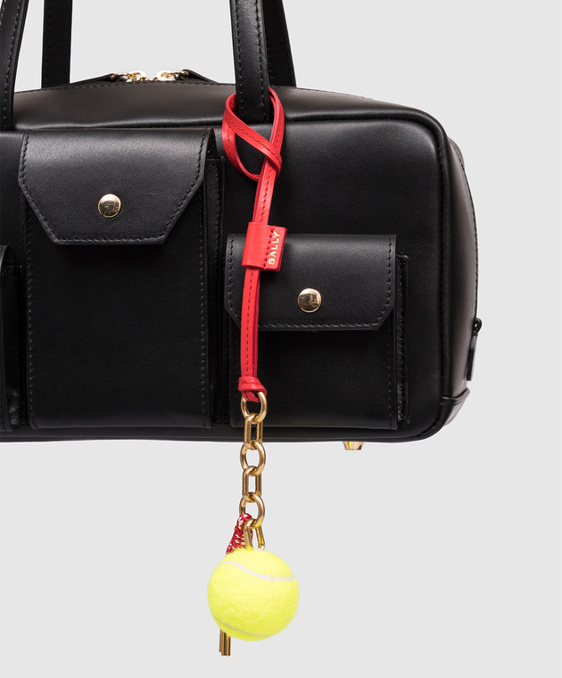 Bally Красный брелок для сумки в форме теннисного мяча WLK01FVT961 изображение 2