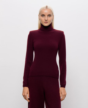 Allude Бордовый гольф из кашемира 26511195