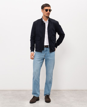 Trussardi Біла сорочка з вишивкою емблеми 5005N000051NMS100T10