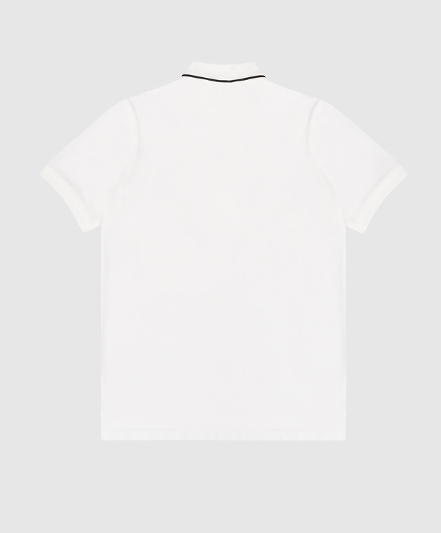 C.P. Company Дитяче біле поло з принтом логотипа CUM00ZLFA041014 зображення 2