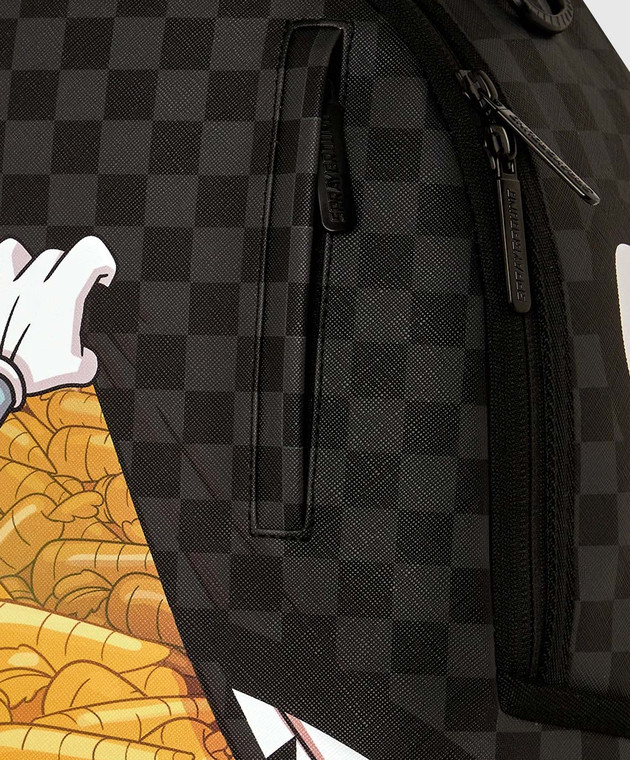 Sprayground Дитячий чорний рюкзак Bugs Money Carrot Stack 910B9177NSZ зображення 4