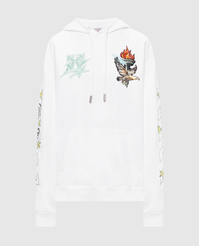 Off-White Белые худи Show NY 29E00322T