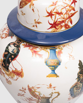 Palais Royal Біла порцелянова ваза з кришкою 1037987