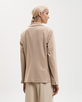 MooRER Бежевий двобортний жакет ALERIAPAR