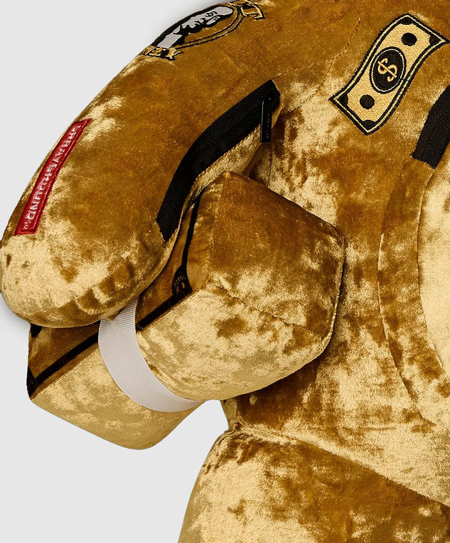 Sprayground Дитячий велюровий рюкзак GOLDEN DYNASTY 910B9342NSZ зображення 4