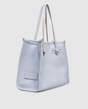 Gianni Chiarini Блакитна шкіряна сумка-тоут MARCELLA BS9330BBLTU
