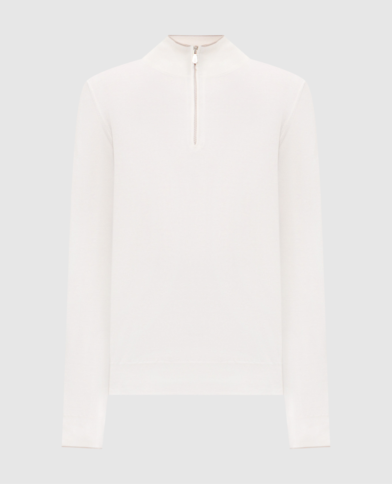 Джемпер с кашемиром цвета айвори